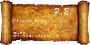 Pilczer Rita névjegykártya